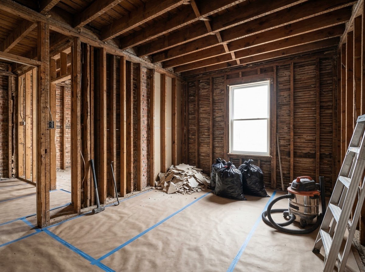 Démolition et préparation de chantier
