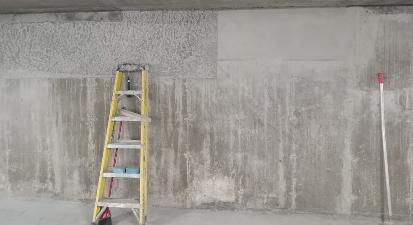 Concrete foundation wall